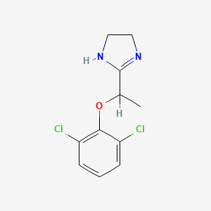 molecular formula C11H12Cl2N2O B1675026 Lofexidine CAS No. 31036-80-3