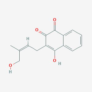 molecular formula C15H14O4 B1675038 Lomatiol CAS No. 523-34-2