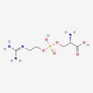 molecular formula C6H15N4O6P B1675040 Lombricine CAS No. 18416-85-8