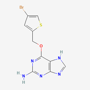 molecular formula C10H8BrN5OS B1675042 Lomeguatrib CAS No. 192441-08-0