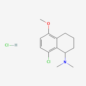molecular formula C13H19Cl2NO B1675046 Lometraline hydrochloride CAS No. 34552-78-8