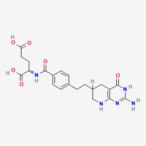 molecular formula C21H25N5O6 B1675048 5,10-Dideazatetrahydrofolic acid CAS No. 95693-76-8