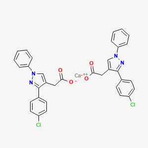molecular formula C34H24CaCl2N4O4 B1675055 Lonazolac calcium CAS No. 75821-71-5