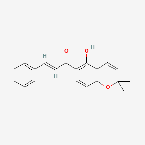 molecular formula C20H18O3 B1675057 Lonchocarpin CAS No. 31501-55-0