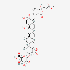 molecular formula C61H88O17 B1675059 Longestin CAS No. 131774-53-3