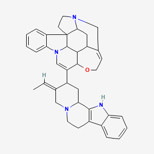 molecular formula C38H40N4O B1675061 Longicaudatine CAS No. 85335-06-4