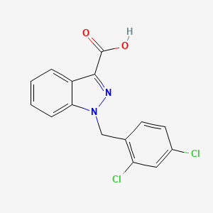 molecular formula C15H10Cl2N2O2 B1675067 Lonidamine CAS No. 50264-69-2