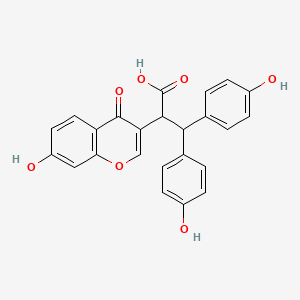 molecular formula C24H18O7 B1675076 Lophiraic acid CAS No. 135101-74-5