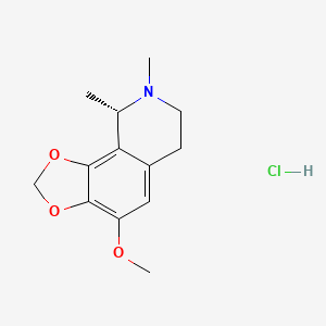 molecular formula C13H18ClNO3 B1675079 Lophophorine hydrochloride CAS No. 6112-95-4