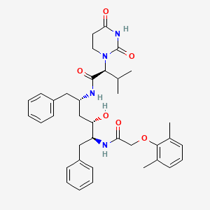 molecular formula C37H46N4O6 B1675083 Lopinavir Metabolite M-1 CAS No. 192725-39-6