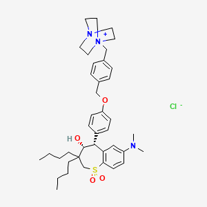 molecular formula C40H56ClN3O4S B1675086 Maralixibat Chloride CAS No. 228113-66-4