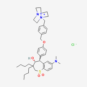 molecular formula C40H56ClN3O4S B1675086 Maralixibat chloride CAS No. 228113-66-4