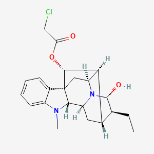 molecular formula C22H27ClN2O3 B1675094 Lorajmine CAS No. 47562-08-3
