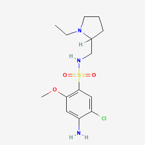 molecular formula C14H22ClN3O3S B1675095 Lorapride CAS No. 68677-06-5