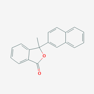 molecular formula C19H14O2 B016751 3-Methyl-3-naphthalen-2-yl-2-benzofuran-1-one CAS No. 107796-84-9