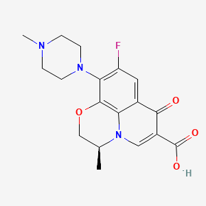 molecular formula C18H20FN3O4 B1675101 Levofloxacin CAS No. 100986-85-4