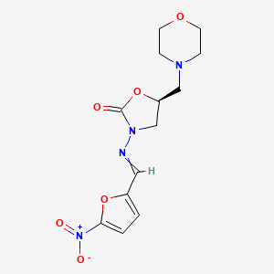 molecular formula C13H16N4O6 B1675104 Levofuraltadone CAS No. 3795-88-8