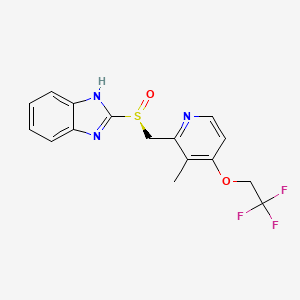 molecular formula C16H14F3N3O2S B1675109 Levolansoprazole CAS No. 138530-95-7