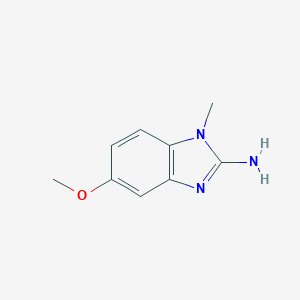 molecular formula C9H11N3O B167511 2-氨基-5-甲氧基-1-甲基苯并咪唑 CAS No. 1805-02-3