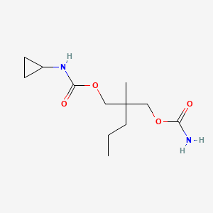 molecular formula C12H22N2O4 B1675130 Lorbamate CAS No. 24353-88-6