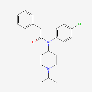 molecular formula C22H27ClN2O B1675131 Lorcainide CAS No. 59729-31-6