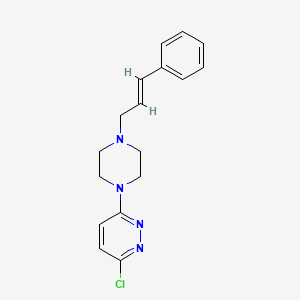 molecular formula C17H19ClN4 B1675134 Lorcinadol CAS No. 104719-71-3