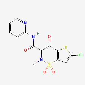 molecular formula C13H10ClN3O4S2 B1675139 Lornoxicam CAS No. 70374-39-9