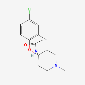molecular formula C15H17ClN2O2 B1675143 LORTALAMINE CAS No. 70384-91-7