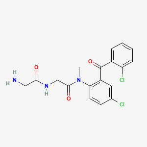 molecular formula C18H17Cl2N3O3 B1675145 Lorzafone CAS No. 59179-95-2