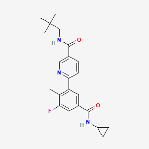 molecular formula C22H26FN3O2 B1675150 Losmapimod CAS No. 585543-15-3
