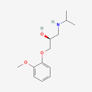 molecular formula C13H21NO3 B1675161 (-)-Moprolol CAS No. 77164-20-6