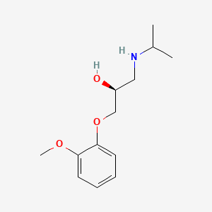 molecular formula C13H21NO3 B1675161 Levomoprolol CAS No. 77164-20-6