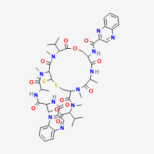 molecular formula C51H64N12O12S2 B1675163 Quinomycin C CAS No. 1403-88-9