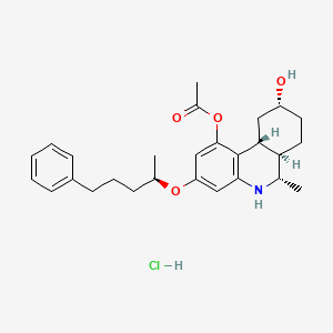 molecular formula C27H36ClNO4 B1675166 Levonantradol hydrochloride CAS No. 70222-86-5