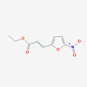 molecular formula C9H9NO5 B167517 Ethyl 3-(5-nitro-2-furyl)acrylate CAS No. 1874-12-0