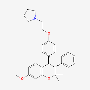 molecular formula C30H35NO3 B1675178 Ormeloxifene CAS No. 78994-23-7