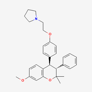 molecular formula C30H35NO3 B1675178 Levormeloxifene CAS No. 78994-23-7