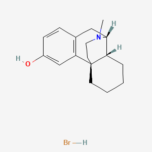 molecular formula C17H24BrNO B1675181 Racemorphan Hydrobromide (1.0 mg/mL in Methanol) CAS No. 17140-05-5