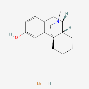 B1675181 dl-3-Hydroxy-N-methylmorphinan hydrobromide CAS No. 17140-05-5