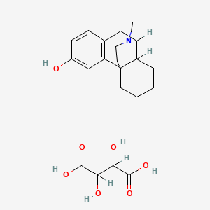 molecular formula C21H29NO7 B1675182 Dextrorphan-d3 Tartrate Salt CAS No. 125-72-4