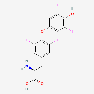 molecular formula C15H11I4NO4 B1675186 Levothyroxine CAS No. 51-48-9