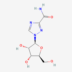 molecular formula C8H12N4O5 B1675187 Levovirin CAS No. 206269-27-4