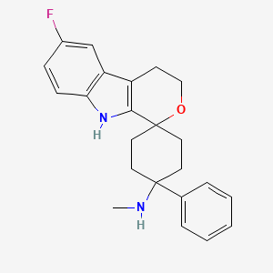 molecular formula C23H25FN2O B1675194 Lexanopadol CAS No. 1357348-09-4