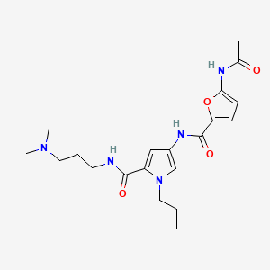 B1675198 Lexitropsin CAS No. 110124-49-7