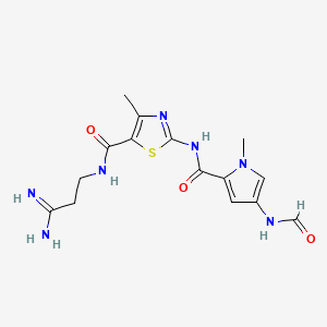 molecular formula C15H19N7O3S B1675199 Lexitropsin 1 CAS No. 123725-00-8