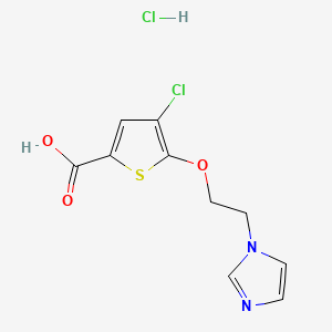 molecular formula C10H10Cl2N2O3S B1675221 LG 82-4-01 CAS No. 91505-19-0