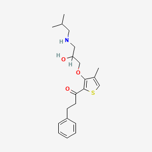 molecular formula C21H29NO3S B1675222 LG 83-6-05 CAS No. 131602-24-9