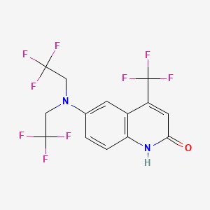 molecular formula C14H9F9N2O B1675224 Lgd 2226 CAS No. 328947-93-9