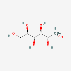 molecular formula C514CH12O6 B1675228 L-葡萄糖-1-14C CAS No. 10326-73-5