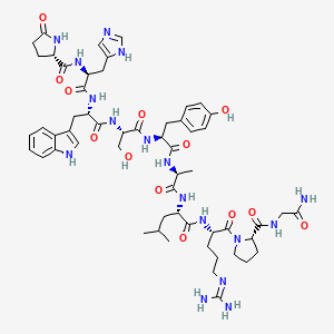 molecular formula C56H77N17O13 B1675234 [Ala6]-LHRH CAS No. 51278-35-4